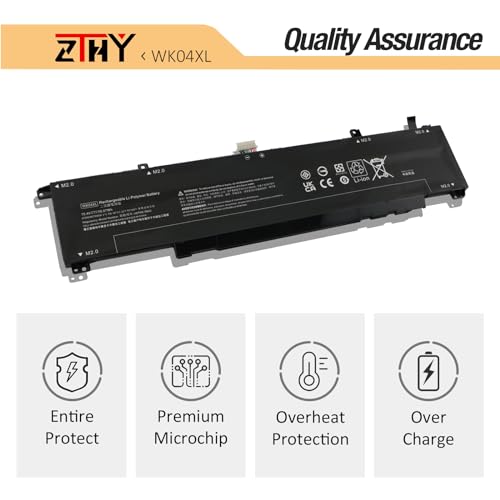 WK04XL 70.07Wh Battery Replacement for HP Victus 15-FA 15-FB 16-D 16-E 16-B | 15-fa0xxx 15-fb0xxx 16-d0xxx 16-e0xxx 16-R 16-S 16T-R OMEN 16-C 16-N 16-B0XXX 16-C0XXX 16-N0XXX 15-FA0029TX 16-D0023DX 4-Cell - size: 12.87*3.15*0.31 inch WK04XL