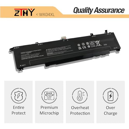 WK04XL 70.07Wh Battery Replacement for HP Victus 15-FA 15-FB 16-D 16-E 16-B | 15-fa0xxx 15-fb0xxx 16-d0xxx 16-e0xxx 16-R 16-S 16T-R OMEN 16-C 16-N 16-B0XXX 16-C0XXX 16-N0XXX 15-FA0029TX 16-D0023DX 4-Cell - size: 12.87*3.15*0.31 inch WK04XL