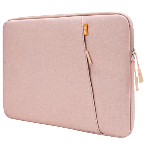 JETech Laptop Sleeve for 13-14 Inch Devices, Rose Gold | For MacBook Neo (A18 Pro), MacBook Air/Pro (M5-M1) 2026-2020, Water-Resistant, Shock-Absorbing Padding, Storage Pocket - color: Rose Gold, size: 13.3-Inch