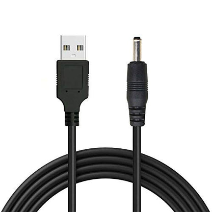 USB 4.5V 5V DC Cable PC Laptop Charger Power Cord Compatible with Insignia NS-P5113 NS-P4112 NS-P4113 Portable CD Player Discman Walkman MP3 Playback Digital FM Tuner NSP5113 NSP4112 NSP4113