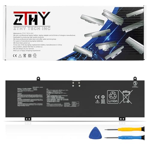 C41N2303 Laptop Battery Replacement for Asus ROG Zephyrus G16 GU605M GU605MI GU605MU GU605MV GU605MY GU605MZ GA605WI TUF Gaming A16 FA608WI FA608WU FA608WV FA608FM ProArt P16 H7606WI H7606WV H7606WU - size: 11.97*3.86*0.24 inch C41N2303