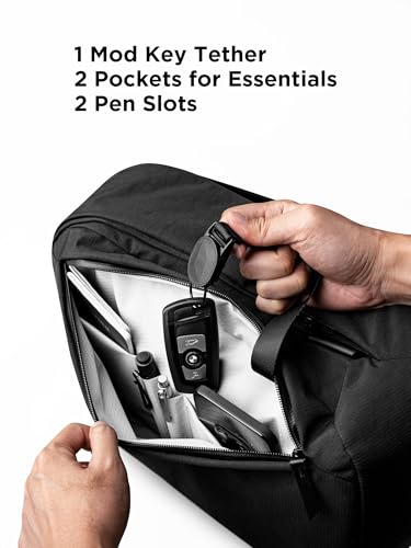 ALPAKA Metro Backpack 12L Compact Laptop Backpack Black | Laptop Sleeve Fits 14-inch Laptop, Internal Water Bottle pocket for Men and Women, Weatherproof Fabric Axoflux 300D - color: Black-axoflux 400d