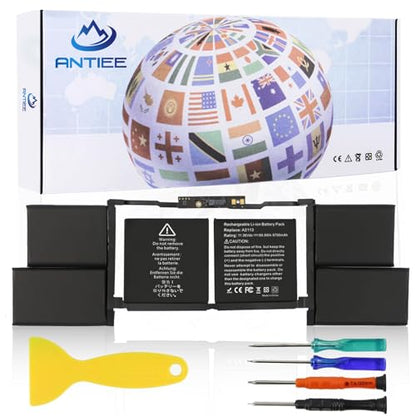 ANTIEE A2141 Battery Replacement, A2113 Battery for MacBook Pro 16 Inch A2141, Release 20192020, EMC 3347, MVVL2 MVVL2LL/A MVVM2 MVVM2LL/A MVVK2 MVVK2LL/A MVVJ2 MVVJ2LL/A 11.36V 99.8Wh 8790mAh - size: 14*6*0.2inch A2141