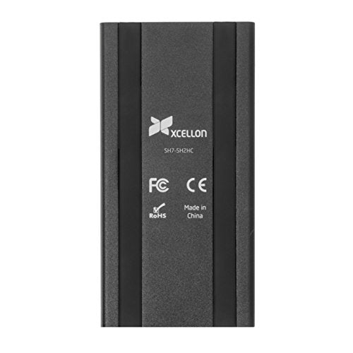 7-Port Powered USB 3.0 Slim Aluminum Hub with 2 Dual Data/Charging Ports