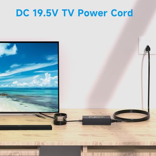 92W 19.5V TV Power Supply Compatible with Sony Bravia 24-48" | 92W 19.5V power, fits Sony Bravia 24-48" TVs. 6.5x4.4mm tip with pin, silent operation, CE/FCC certified, 12-month warranty.