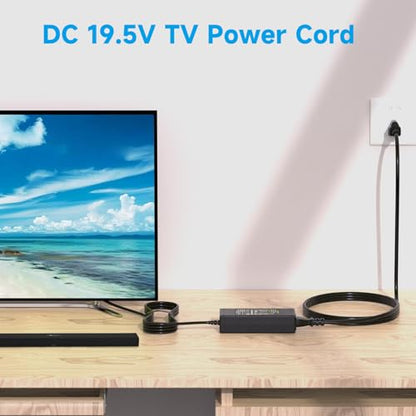 92W 19.5V TV Power Supply Compatible with Sony Bravia 24-48" | 92W 19.5V power, fits Sony Bravia 24-48" TVs. 6.5x4.4mm tip with pin, silent operation, CE/FCC certified, 12-month warranty.