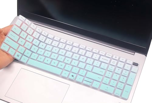 Silicone Keyboard Skin Compatible for Dell Pro 16 / Pro 16 Plus/Pro Max 16 PB16250 PB16255 PC16250 PC16255 MC16250 MC16255 16" & Dell Pro Max 18 Plus MB18250 18" - NOT for DA16250 (Ombre Mint) - color: Ombre Mint, size: compatible for Pro 16