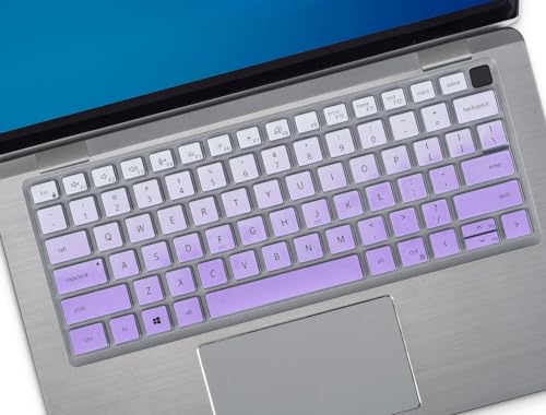 Keyboard Cover for Dell Latitude 7440 7430 7420 7410 5440 5431 5430 5420 14" Laptop, Dell Latitude 9430 9420 14"/Latitude 9520 9510 15.6"/Latitude 7640 16" Keyboard Skin - Gradual Purple - color: Gradual Purple