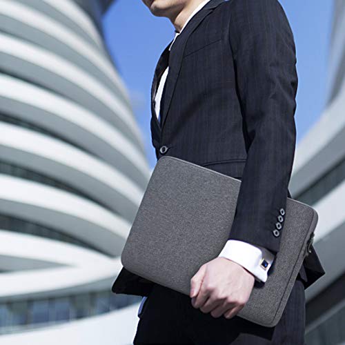 NIDOO 16 inch Laptop Sleeve Carrying Case Computer Protective Cover for 16" ThinkPad E16 Gen 2 / L16 Gen 6/ Z16/ ThinkBook 16 Gen 7 8/15 inch MacBook Air M5 M4/ Dell 16 Plus/HP ASUS Acer - color: Dark Grey, size: 15-16 Inch / Macbook Pro 15 16