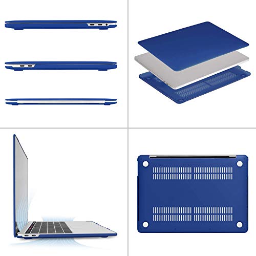 MOSISO Compatible with MacBook Pro 13 inch Case M2 M1, Royal Blue | Plastic Hard Shell Case Cover 2026-2016A2338 A2251 A2289 A2159 A1989 A1708 A1706 with/without Touch Bar - color: Royal Blue