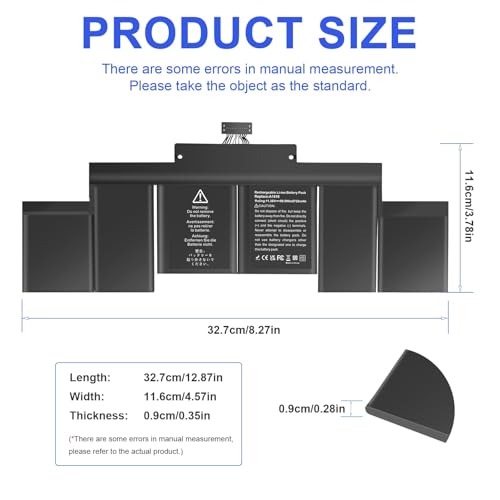 TREE.NB A1618 A1494 Laptop Battery for MacBook Pro 15" Inch Retina A1398 (Mid 2015 Mid 2014 Late 2013 Early 2015), NOT fit for: A1398 (Mid 2012 Early 2013) P/N:020-00079 02000079 - color: ‎A1618