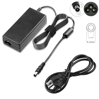 24V 2.5A AC/DC Adapter Charger Compatible with Samsung with Power Supply Cord Cable(6.3mm*2.1mm)