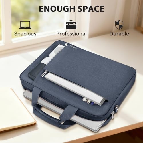 Ferkurn 17 17.3 Inch Laptop Bag Case Women Men Compatible with HP OmniBook Envy Omen Pavilion/LG Gram/Dell Inspiron Precision/Yoga ThinkPad, Carrying Briefcase Messenger Computer Bag 18 inch, Grey - color: Grey, size: 17.3 inch