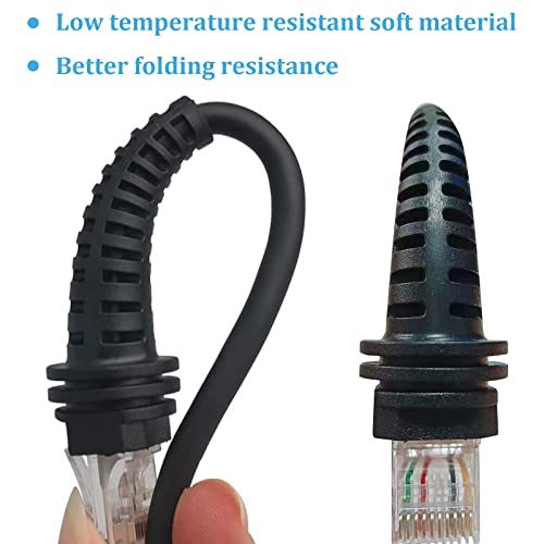 Barcode Scanner Cable for Honeywell, USB to RJ45 Cable, CBL-500-300-S00 1900GHD 1902GHD 1902GSR 1300G 1250g 1450G 1200G 1400G 1900-C 1950G (3M / 10FT Flatted USB Port) - size: 10 ft Straight