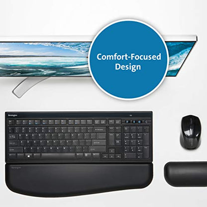 Kensington Slim Type Wireless Quiet Keyboard (K72344US), Black | Low-profile slim keys, quiet typing, reliable wireless connection