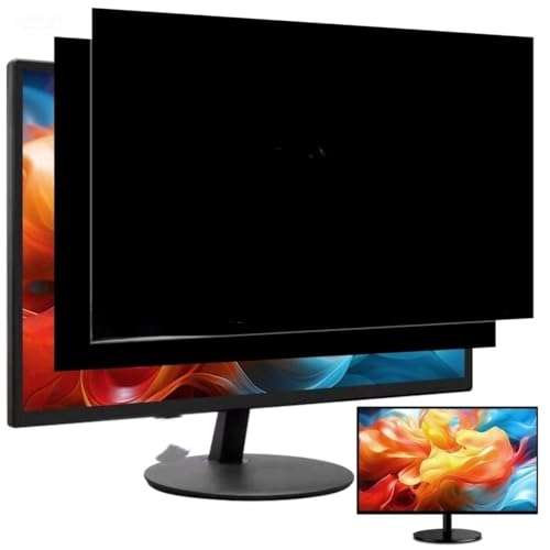 2 Pack 22 Inch Privacy Screen for Computer Monitor 16:10 Aspect Ratio, Eye Protection Anti Glare Computer Screen Cover, Removable Anti-Scratch Computer Screen Privacy Shield for 22''Widescreen - size: 2 PACK 22 Inch Privacy Screen (16:10）