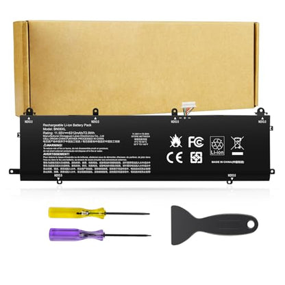 BN06XL L68299-005 Battery for HP Spectre X360 BN06XL 15 15-eb000 15-eb0xxx 15-eb1xxx 15-EB0053DX 15-EB0043DX 15-EB1043DX 15T-EB000 15T-EB100 15T-EB 15-EB Series BNO6XL BN06072XL L68235-1C1 11.55V - size: BN06XL 14.17 4.33 1.02