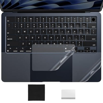 Palm Rest Cover Compatible with 2025 2024 MacBook Air 13" M4 M3 Chip A3240 A3113 Trackpad Protector Skin for Apple MacBook Air 13.6 Inch M4 M3 A3113 Touchpad Cover Trackpad Protector, Clear - size: 2024+ MacBook Air 13.6" M4 M3(Clear)