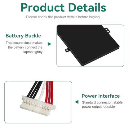 TREE.NB 5376275P Laptop Battery Replacement for Gateway GWTN141-10BK GWTN141-4 GWTN156-5BL GWTN141-2BL GWTN156-5BL UTL-509068-3S NV-509067-3S Series - size: 10.83x3.82x0.2inch 5376275P