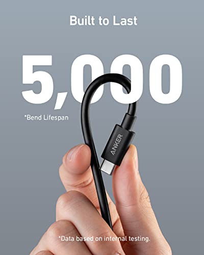 Anker USB C Cable(3.3FT, 240W), USB 4 Data Cable, 40Gbps, 8K HD Display, Thunderbolt 4/3 Compatible, for iPhone 17, MacBook, Hub, Docking and More - size: 3.3 Feet