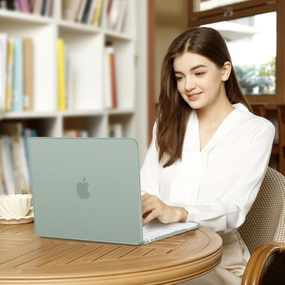 MOSISO Compatible with MacBook Neo Case 13 inch 2026 A3404 A18 Pro Chip | Scratch-Resistant Ultra-thin Protective Hard Shell Case Cover, Antique Green - color: Antique Green