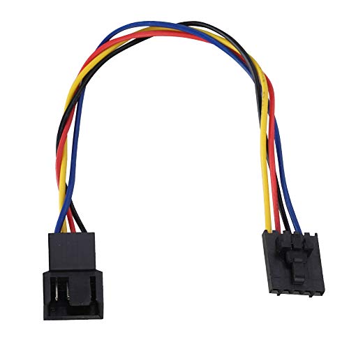 DC Power Cable Kit with 5 Interchangeable Adapters Pin to 4 Converter Fan Cooler Compatible Cord for Laptop Router LED Strip