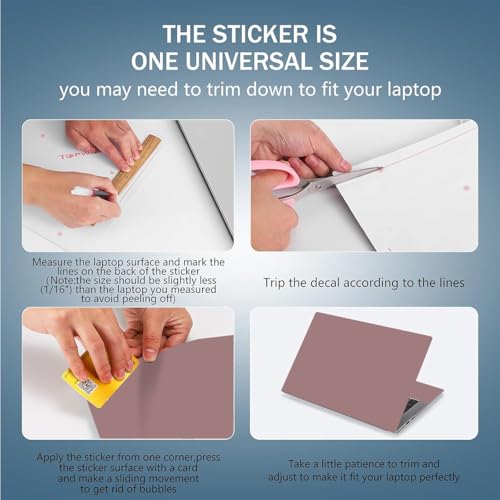 Laptop Notebook Skin Sticker Cover Decal, 12 13 13.3 14 15 15.4 15.6 inch Laptop Vinyl Skin Sticker Cover Art Protector Notebook PC (NEK-70) - color: NEK-70
