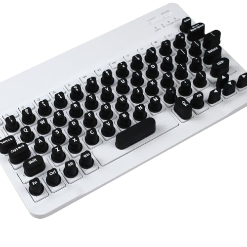 Keyboard Cover for Long Nails, Acrylic Gel Nails - Silicone Keyboard Protector Skin with Raised Keys for Typing and Gaming, Compatible with MacBook Pro/Air 13"/14"/15"/16" 2020-2025 (Black) - color: Black