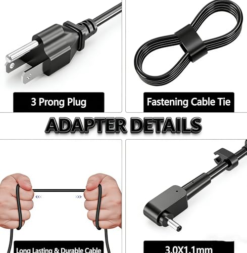 45W Laptop Charger Power Adapter Compatible with Acer Aspire 3 14 15 Spin 14, Fit for A314 A315 A317 Series A315-58 58G 57G 24P 44P A314-21 22 31 Laptop Replacement Charger
