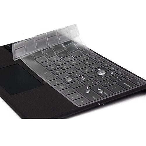 Keyboard Skin for Microsoft Surface Pro (2017 Released) & Surface Pro 4, Precsion Fit Ultra Thin Clear TPU Keyboard Cover Protector US Layout