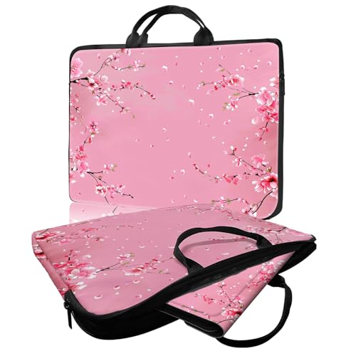 Laptop Bag,14 15 15.6 inch Laptop Case Sleeve,Computer Sleeve with Handle for Women Men,Carrying Case for MacBook,Dell,Lenovo,Notebook Computer,Pink Floral - color: Pink Floral