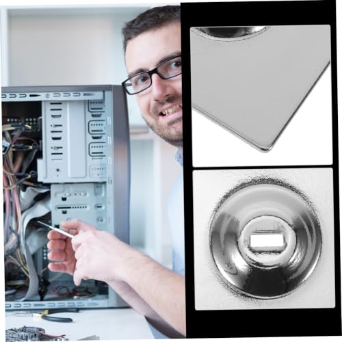 Adhesive Laptop Lock Anchor - Desk Mounted Anchor Plate for Cable Lock - Security Base Plate for Computer Use in Public Areas