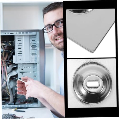 Adhesive Laptop Lock Anchor - Desk Mounted Anchor Plate for Cable Lock - Security Base Plate for Computer Use in Public Areas