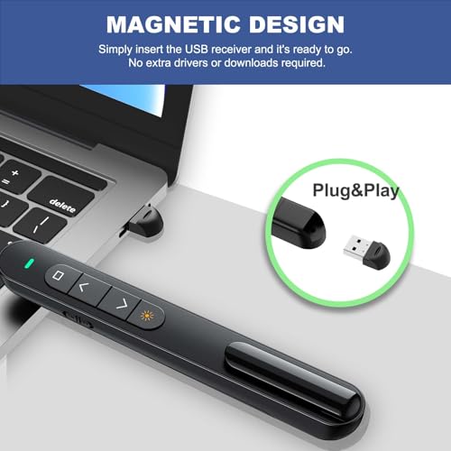 QUI Presenter Clicker Bundle | BK600 Slim-Shaped USB A Black & BQ100 Remote-Shaped USB A Blue
