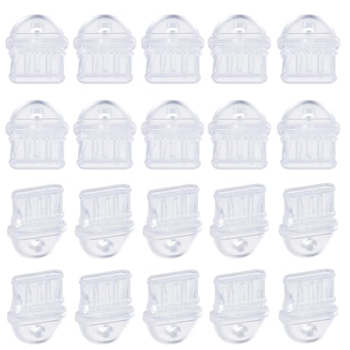 SUNNYCLUE 1 Box 50Pcs Cell Phone Dust Plug Phone Dust Plugs Type C Charging Port Plug Clear Charging Port Covers Anti Dust Plug Cover Dust Plugs for Phones Earphones Laptops Accesories Women Men - color: Clear