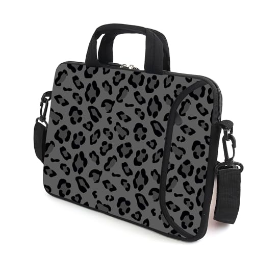 AMARY 15.4" 15.6" laptop sleeve adjustable shoulder strap with handle accessory pocket for men women (Grey-2) - color: Grey-2