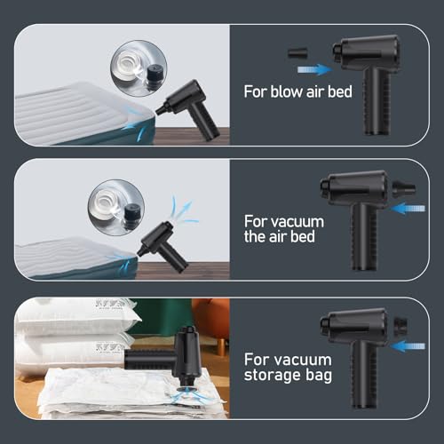 Electric Compressed Air Duster Blower Can Duster for Computer PC Keyboard | 100,000RPM, Cordless, Rechargeable,