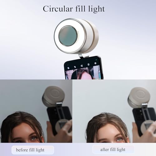 Clip On Fan, Bladeless Wearable Fan with Magnetic Attachment, USB Rechargeable Personal Fan for Shirt Waist, 360° Rotating, 4 Speeds, Travel Essential for Camping, Cruise Outdoor
