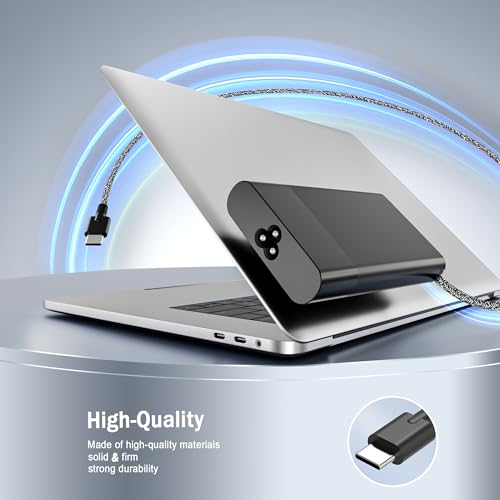 New Slim 65W USB C Laptop Charger Replacement for HP Laptop Charger | Fit Elite x2 1012 G2 Chromebook Elitebook x360 1030 G8 Pavilion Spectre Envy Computer Travel Type C Cable AC Power Adapter