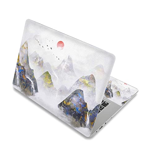 Laptop Skin Sticker Decal,12" 13" 13.3" 14" 15" 15.4" 15.6 inch Laptop Skin Sticker Cover Art Decal Protector Notebook PC (Landscape Painting) - color: Landscape Painting