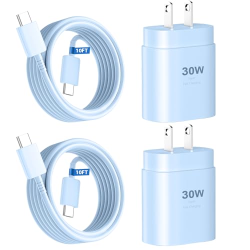 Phone 17 16 15 Charger Fast Charging,30W USB C Phone 17 16 15 Pro Max Charger Block &10FT Long Type C Cable Cord for i.Phone 17/Air/17 Pro/17 Pro Max/16/16 Plus/16 Pro/16 Pro Max/15/15 Pro Max,Blue - color: Blue, size: 10Ft
