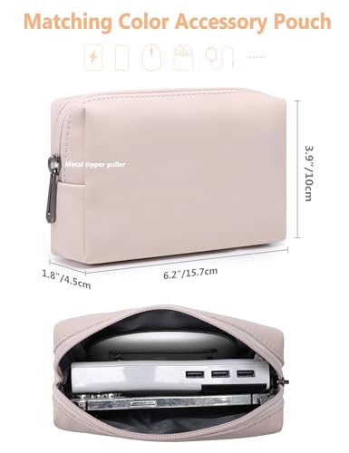 HYZUO 13.3-14 Inch Laptop Case Sleeve with Stand Feature, Apricot | for MacBook Pro 14 M5/M4/M3/M2/M1 A3426 A3427 2026-2021, MacBook Pro/Air 13.3, 13.5 13.8 Surface Laptop,HP Spectre X360 13/14 - color: Apricot, size: 13.3-14 Inch