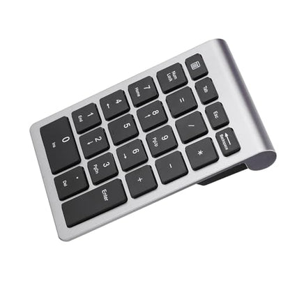 Numeric Keypad with Mice, 2.4G Number Pads and Mouse and USB Receiver Kit for PC Laptop, 22-Key | Number Lock | LED Indicator (Iron Grey) - color: Iron Grey