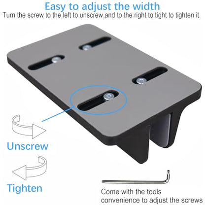 Vertical Laptop Stand Holder, Desktop Aluminum Stand for MacBook with Adjustable Dock Size, Fits All MacBook, Surface, Chromebook and Gaming Laptops (Up to 17.3 inches), Black - color: Black