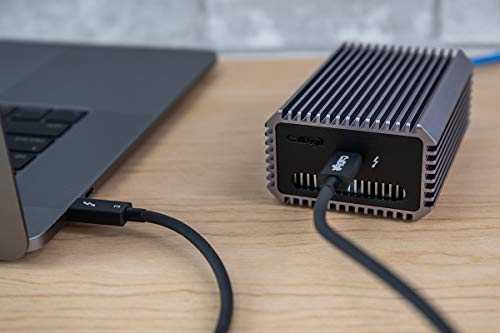 CalDigit Connect 10G - Thunderbolt Type-C to 10Gb PCIe Ethernet Adapter for Mac and PC, Bus Powered, Compatible with Thunderbolt 3, 4 & 5, USB4