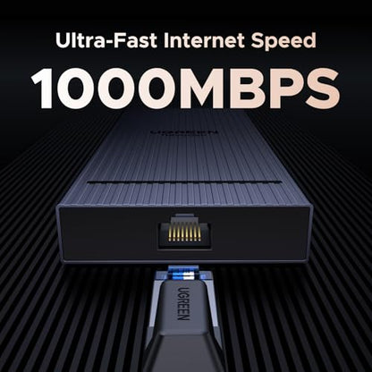 UGREEN 10-in-1 USB C Docking Station Dual Monitor 4K@60Hz, USB C Hub with 2 HDMI, 10Gbps USB A&C Ports, SD/TF Card Reader, 100W PD, Revodok USB-C Dock with 1000Mbps Ethernet for Dell, HP, XPS and More