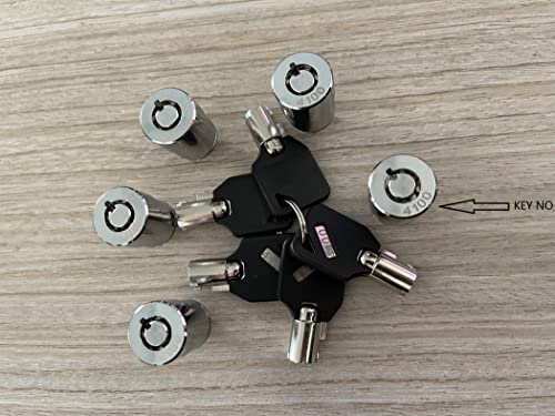 5Pack Laptop Cable Lock Hardware Security Cable Lock Anti Theft 5Keys 6.7Ft Compatible for Tablet Laptops, iMac,Out Door TV,Mac mini,& Other Devices Longer Cable（ 5PCS keyed Alike） - color: Single package keyed alike