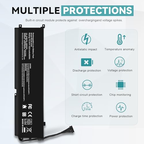 RC30-0328 RZ09-0330 Laptop Battery for Razer Blade 15 Base 2020 2021 RZ09-0328 RZ09-0328X RZ09-03286 RZ09-03287 RZ09-03289 RZ09-03287E22 RZ09-03287E22-R3U1 RZ09-0369 RZ09-0369X RZ09-0410 RZ09-0410BE22 - color: RC30-0328