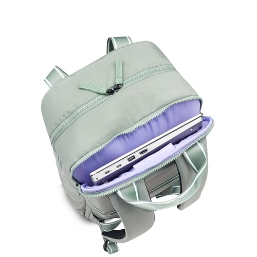 florence by mills Carefree Carry Laptop Travel Backpack, Sage Green - color: Sage Green