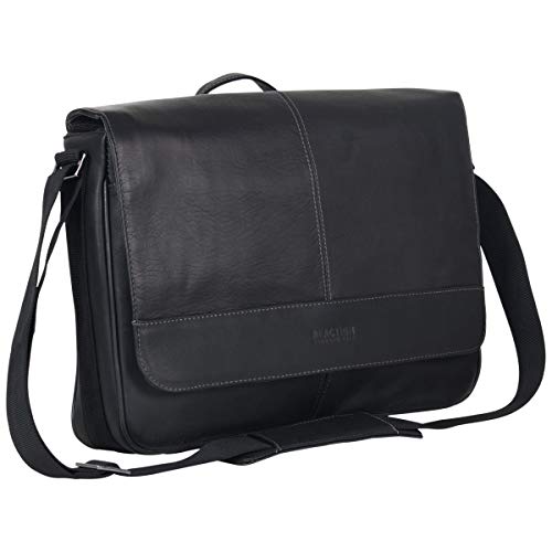 Kenneth Cole REACTION Colombian Leather Slim Single Compartment - color: Black